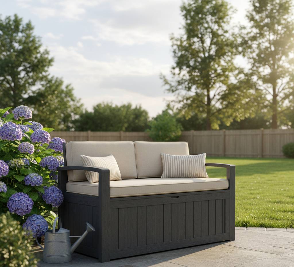 Jaką skrzynię ogrodową z siedziskiem wybrać? Porady na taras i balkon