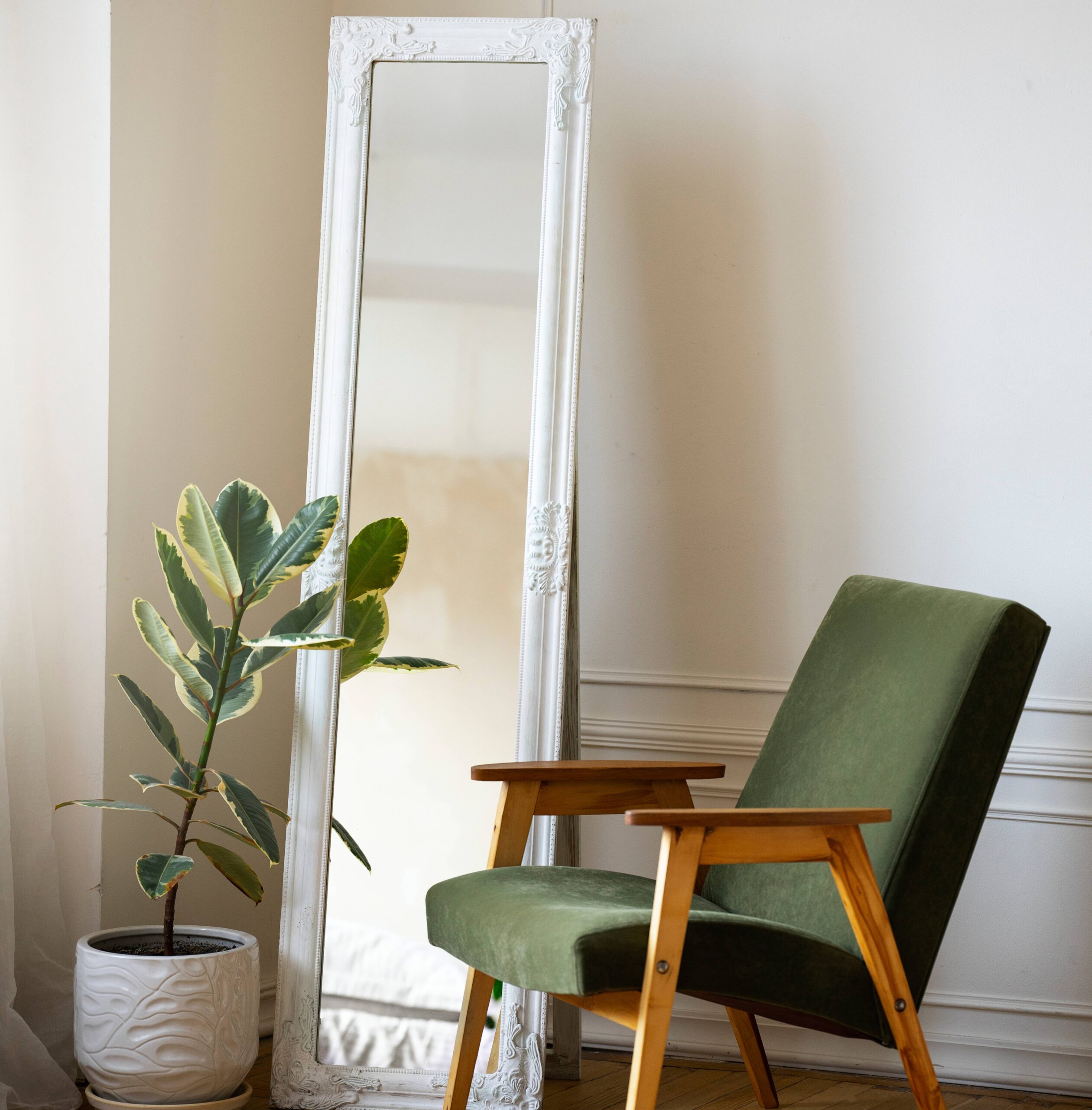 Lustro prowansalskie 60×80 cm – stylowe dodatki do wnętrz