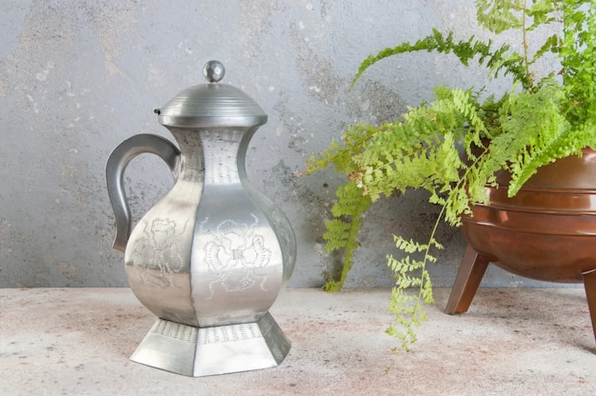 Vintage srebrny czajnik